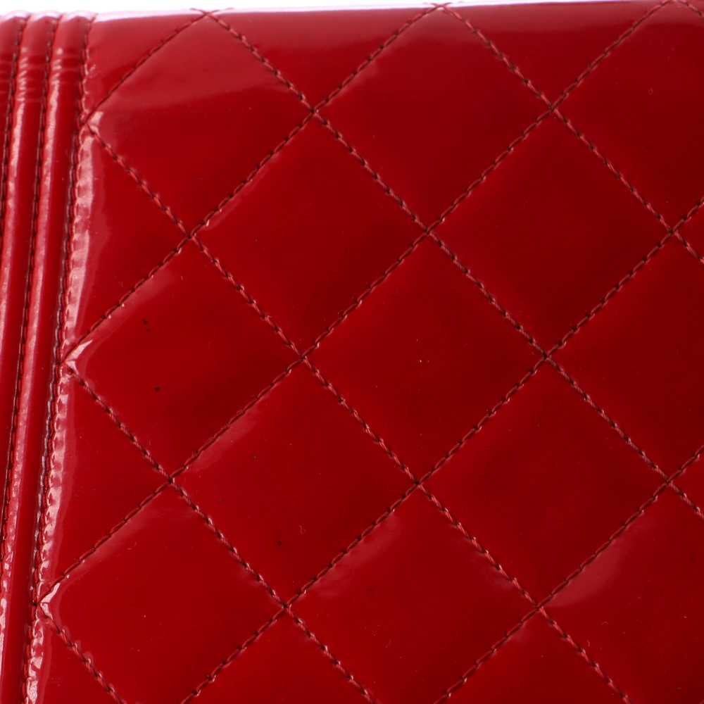 CHANEL Boy Wallet on Chain Quilted Patent - image 8