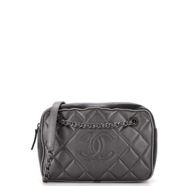 CHANEL Ballerine Camera Case Bag Quilted Calfskin 