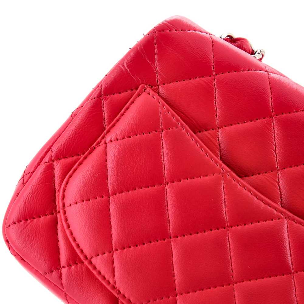 CHANEL Square Classic Single Flap Bag Quilted Lam… - image 7