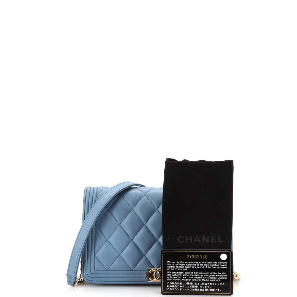 CHANEL Boy Wallet on Chain Quilted Lambskin - image 2