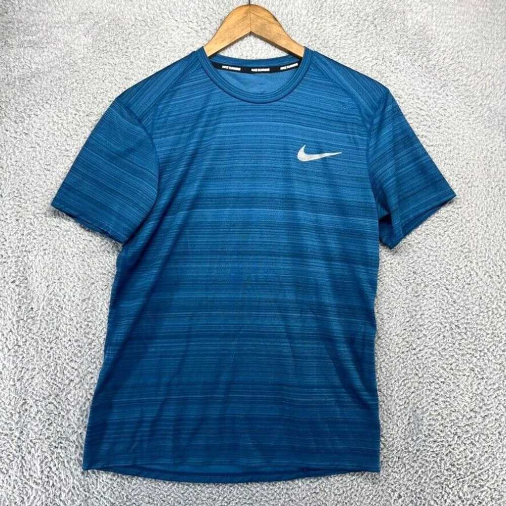 Nike Nike Running Shirt Men's Medium Blue Lightwe… - image 1