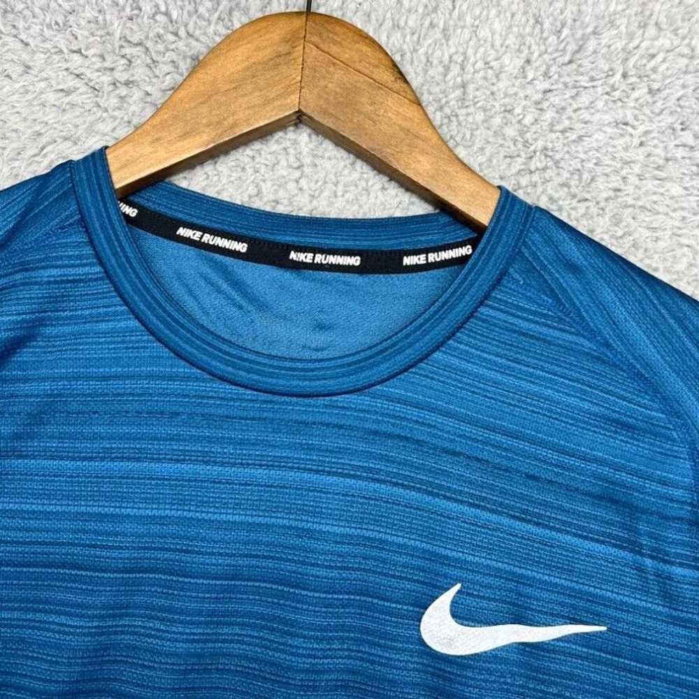 Nike Nike Running Shirt Men's Medium Blue Lightwe… - image 4