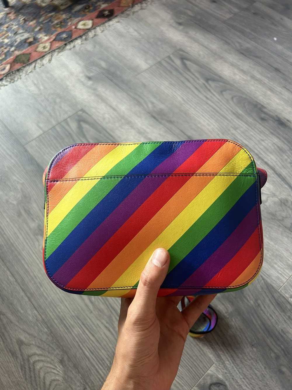 Balenciaga Logo Rainbow Cross-Body Bag - image 7