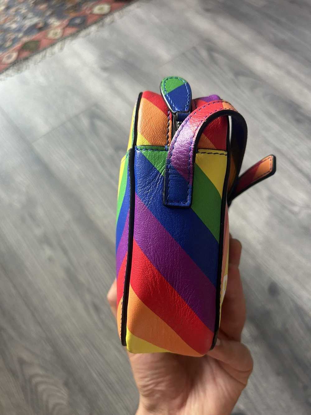 Balenciaga Logo Rainbow Cross-Body Bag - image 8