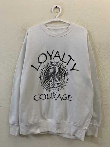 Japanese Brand × Vintage US Naval Loyalty Courage… - image 1