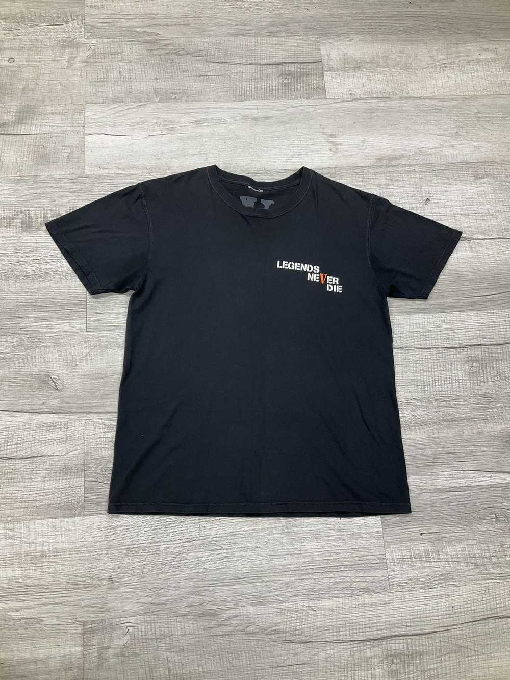 Vlone Juice WRLD x Vlone Butterfly T-Shirt Black - image 1