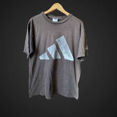 Vintage Adidas Tshirt Sun faded Distressed - image 1