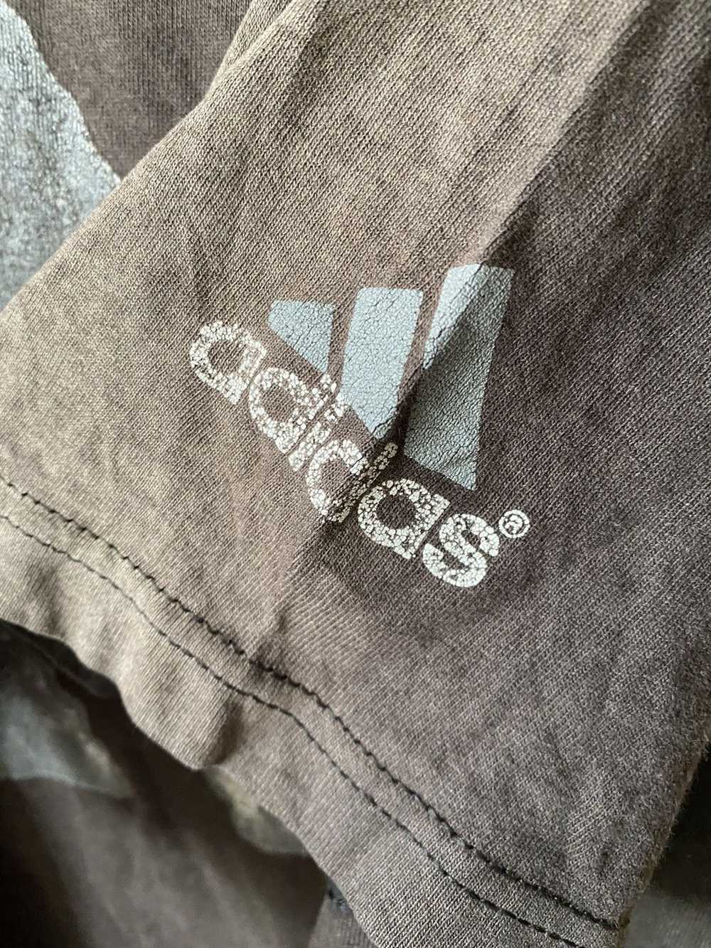 Vintage Adidas Tshirt Sun faded Distressed - image 4