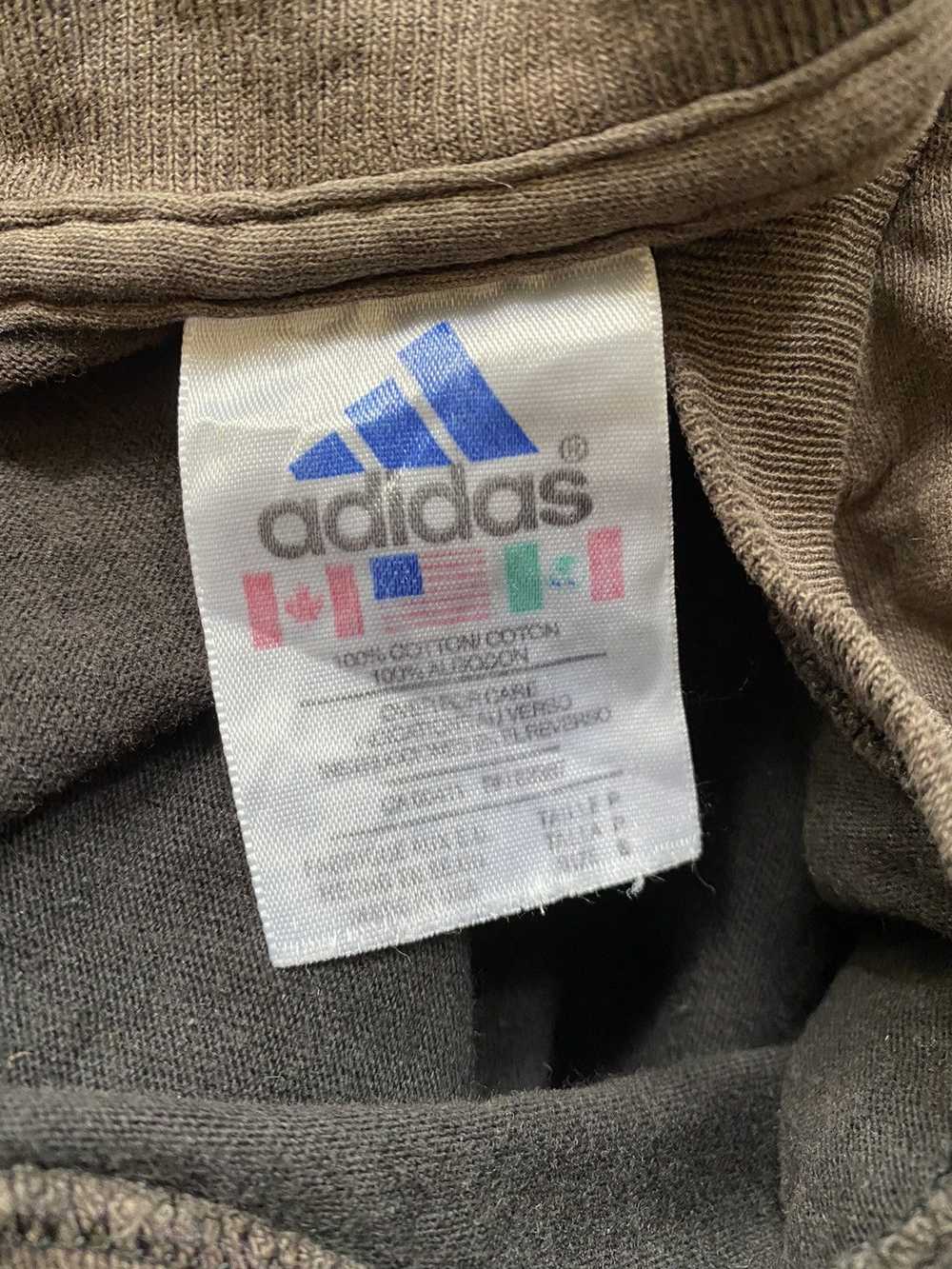 Vintage Adidas Tshirt Sun faded Distressed - image 5