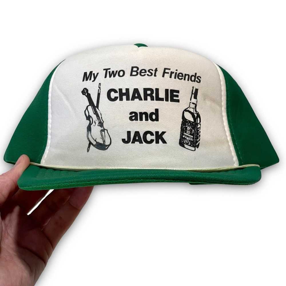 Vintage Snapback Trucker Hat My 2 Best Friends CH… - image 5