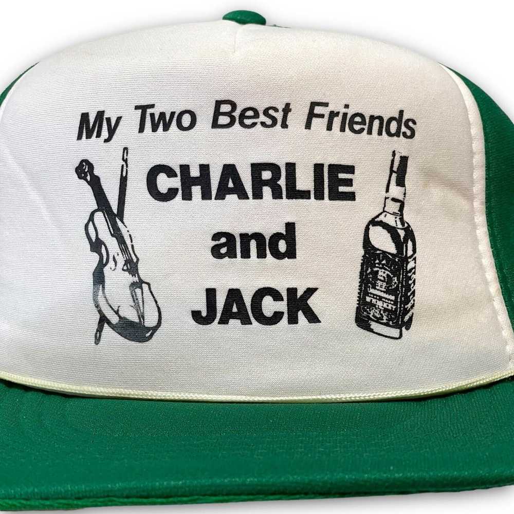 Vintage Snapback Trucker Hat My 2 Best Friends CH… - image 6