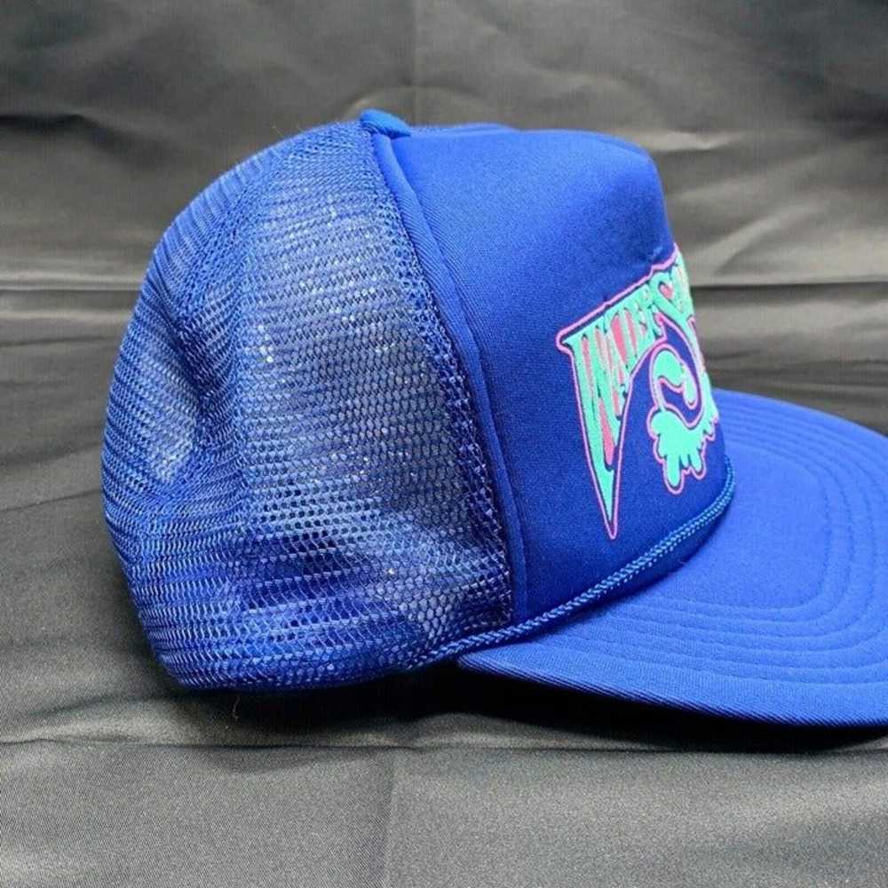 Vintage Trucker Hat Water Safari Snapback Mesh Fe… - image 2