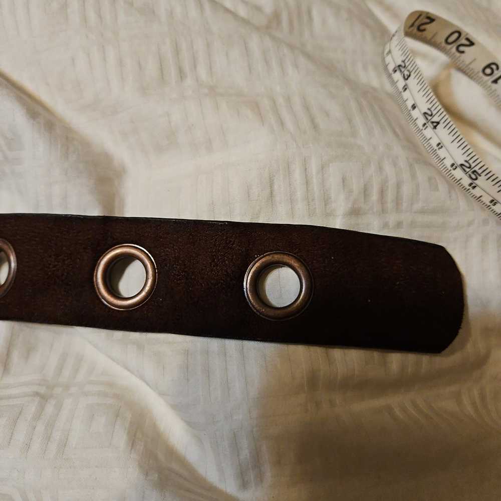 Leather  belt vintage  from 1980s - image 2