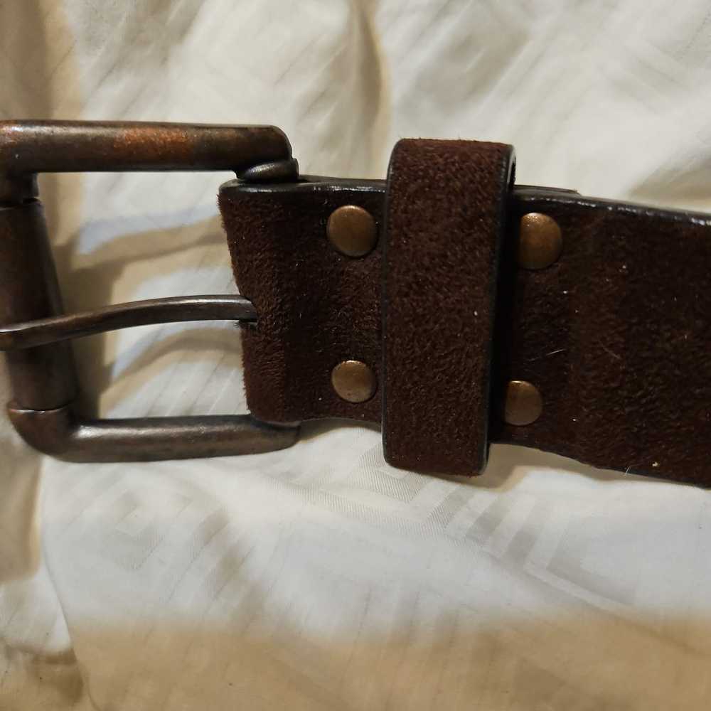 Leather  belt vintage  from 1980s - image 3