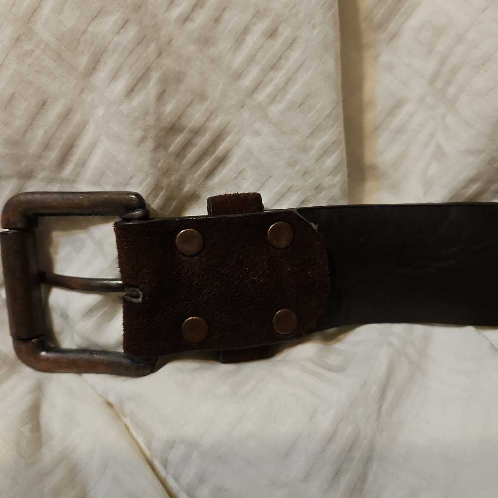 Leather  belt vintage  from 1980s - image 4