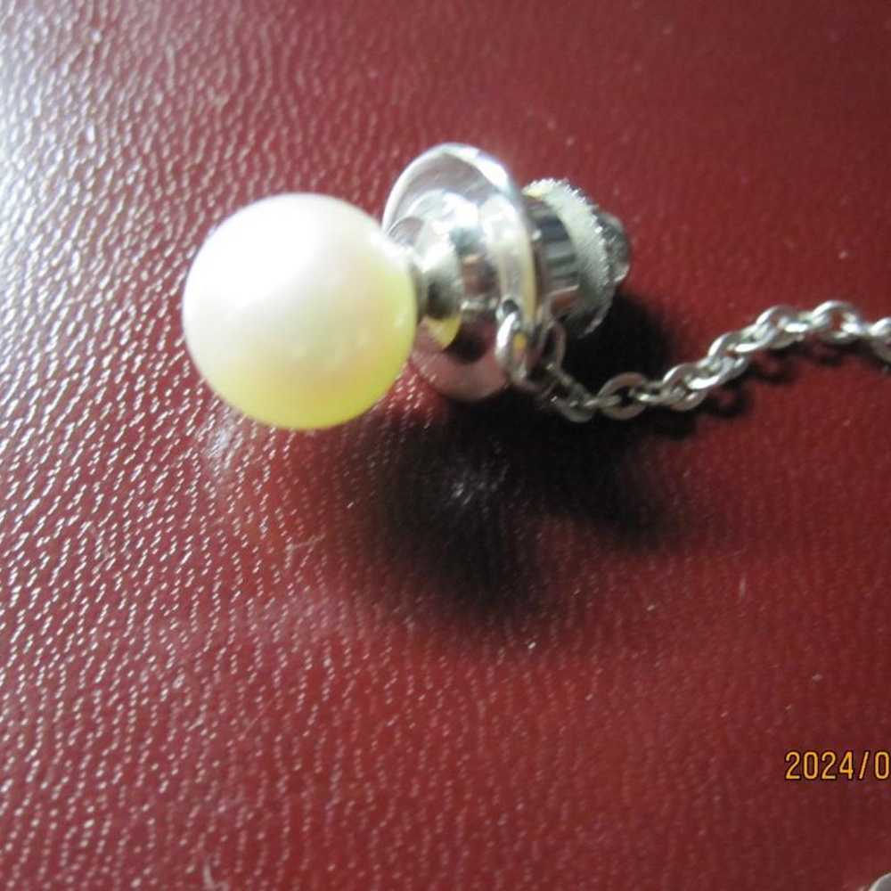 Pearl tie pin - image 2