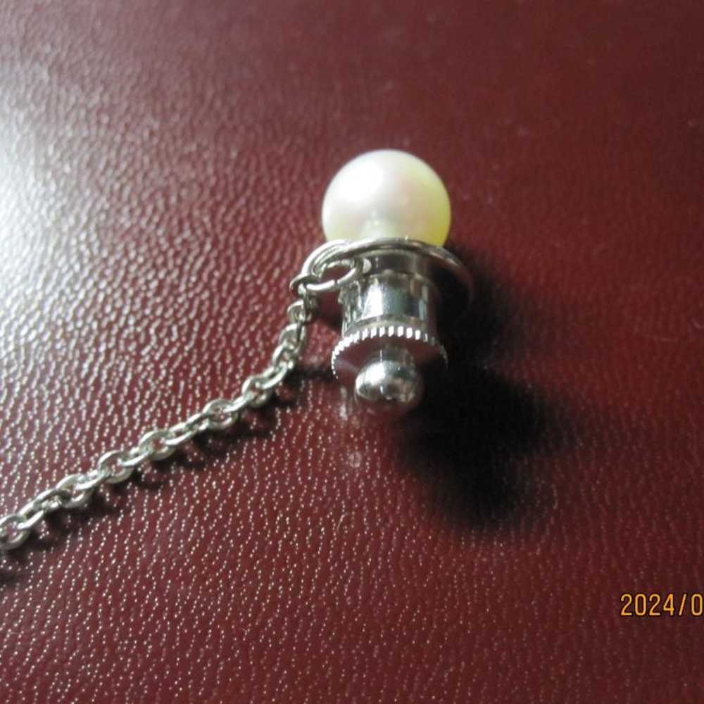 Pearl tie pin - image 4