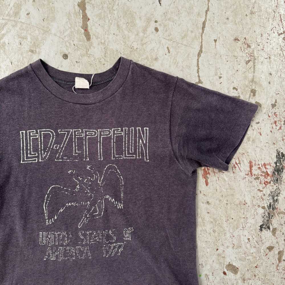 Vintage Vintage original 1979 Led Zeppelin band t… - image 4