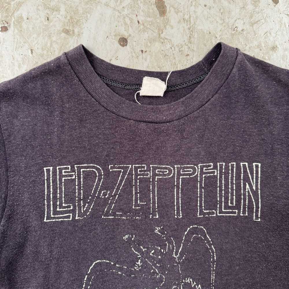 Vintage Vintage original 1979 Led Zeppelin band t… - image 5