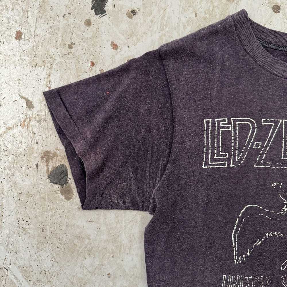 Vintage Vintage original 1979 Led Zeppelin band t… - image 6