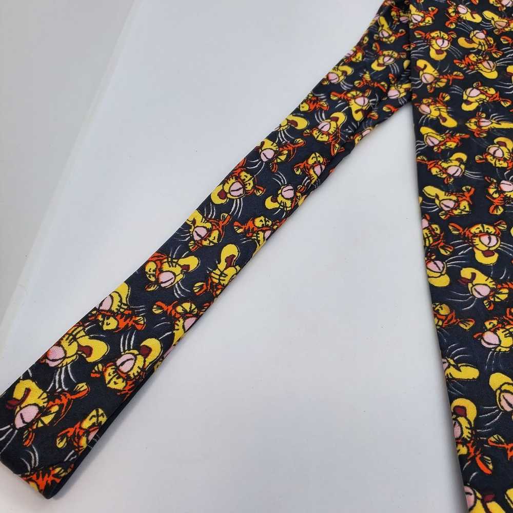 Vintage Pooh Bear Tigger Men's Neck Tie - image 4