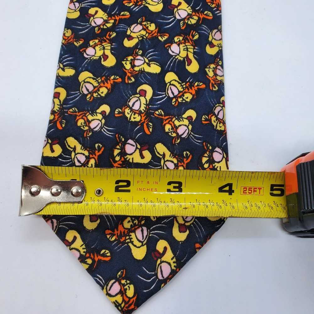 Vintage Pooh Bear Tigger Men's Neck Tie - image 5