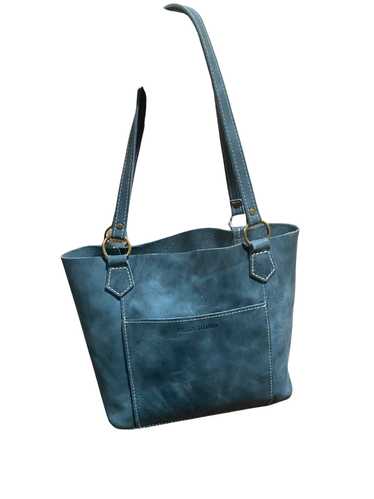 Portland Leather Aqua Market Tote