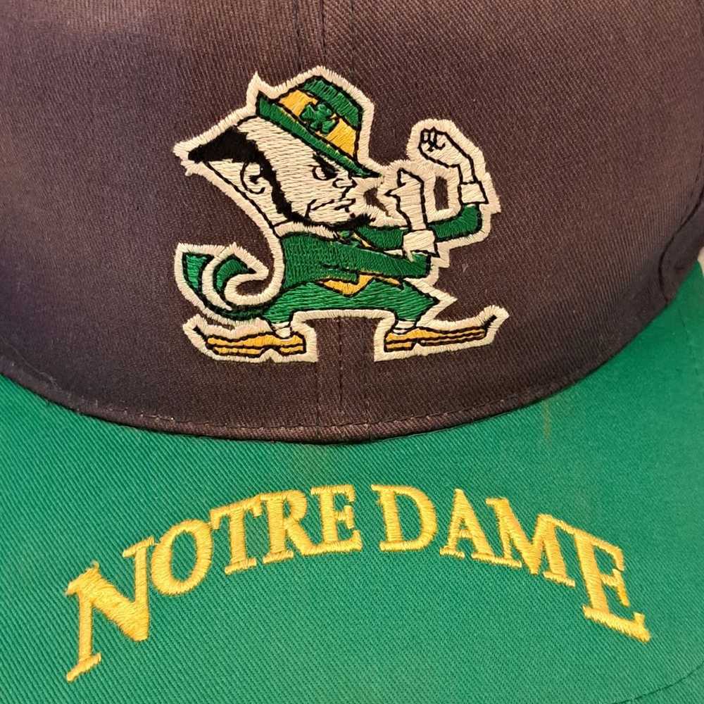 Vintage University of Notre Dame Snapback Cap - image 2