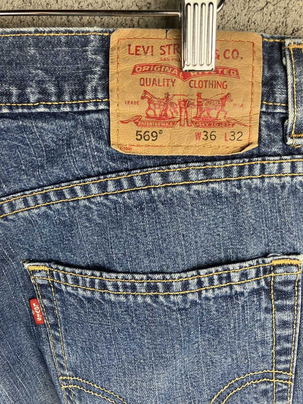 Jean × Levi's × Vintage Vintage Y2K Levi’s 569 Fa… - image 6