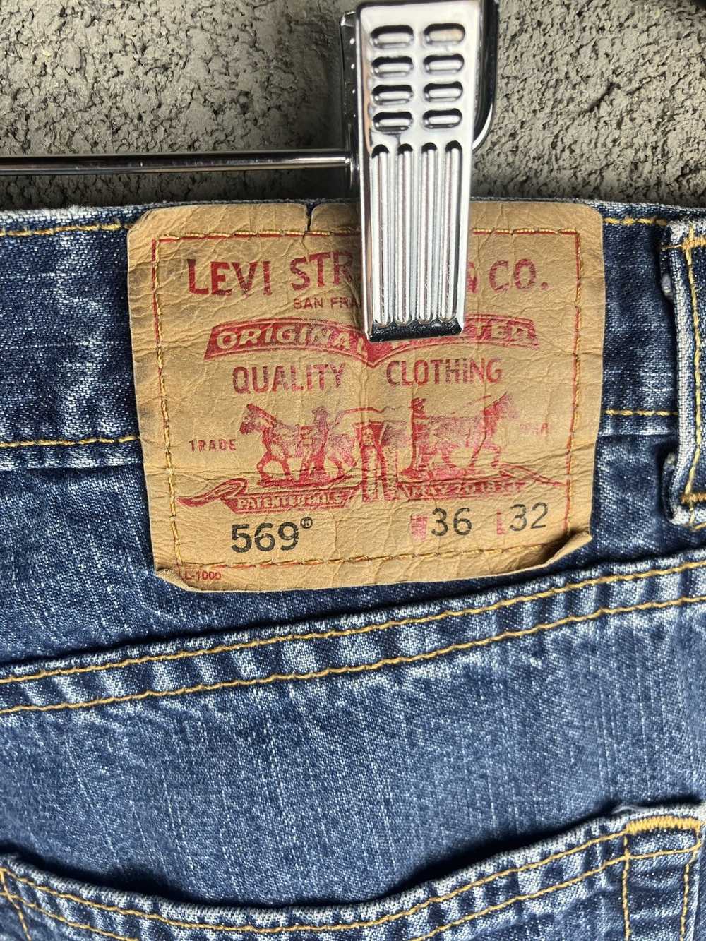 Jean × Levi's × Vintage Vintage Y2K Levi’s 569 Fa… - image 7