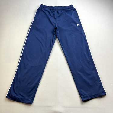 Nike Vintage Nike Track Sweatpants Medium Navy Bl… - image 1