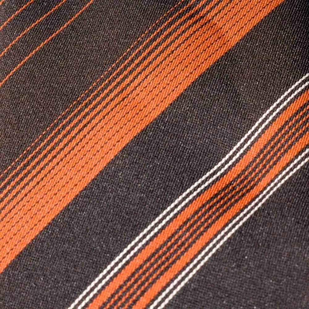 Vintage Pierre Cardin Brown Orange Multitrack Str… - image 3