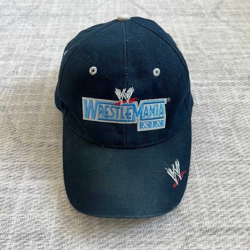 Vintage 2000s Y2K WWE Wrestlemania XIX Mens Blue … - image 1