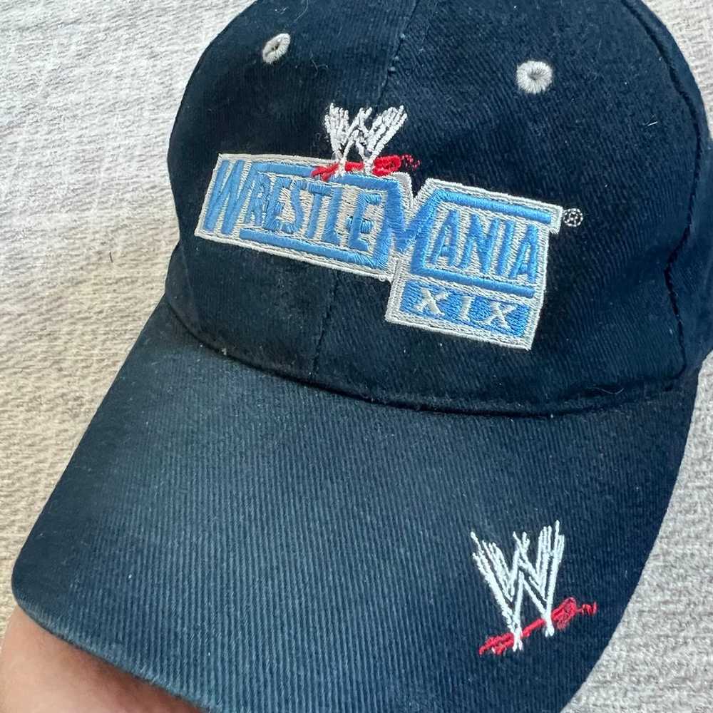 Vintage 2000s Y2K WWE Wrestlemania XIX Mens Blue … - image 2