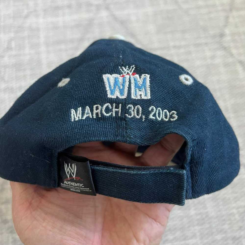 Vintage 2000s Y2K WWE Wrestlemania XIX Mens Blue … - image 4