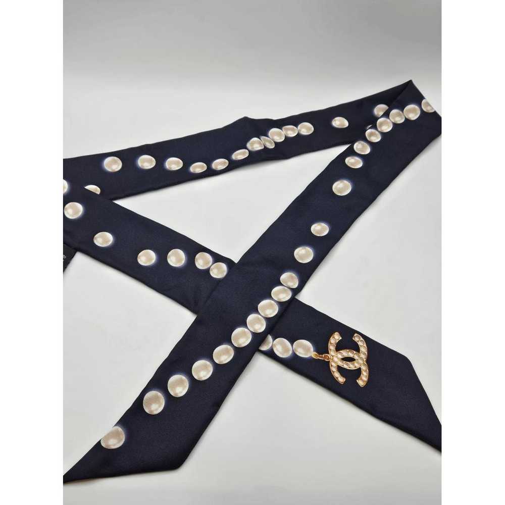 Chanel Silk scarf - image 10