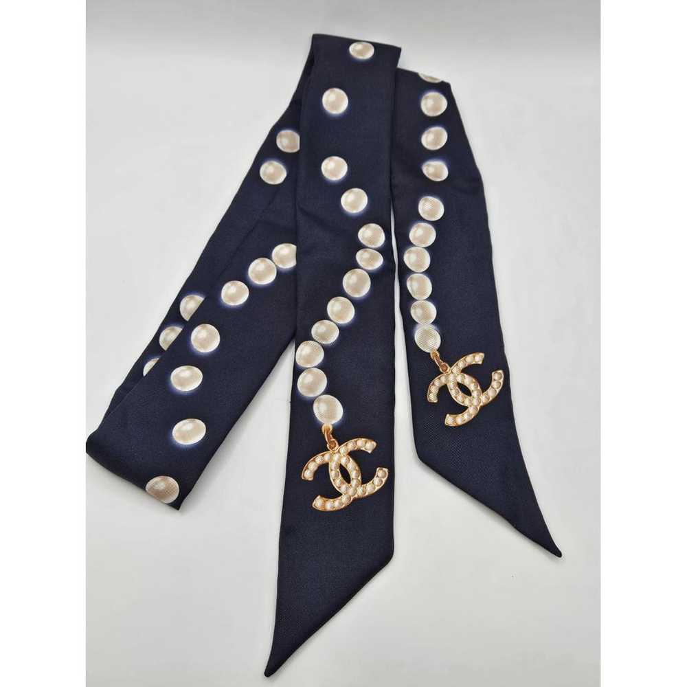 Chanel Silk scarf - image 8