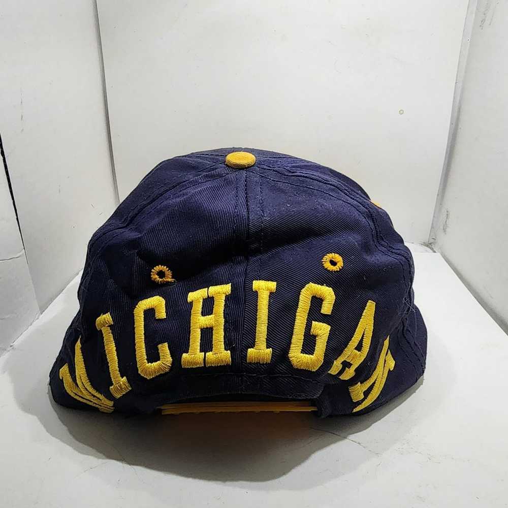 Vintage michigan wolverines snapback hat - image 2