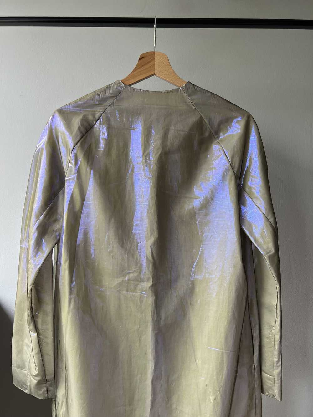 Jil Sander Jil Sander Iridescent Sheath Silk Tren… - image 5