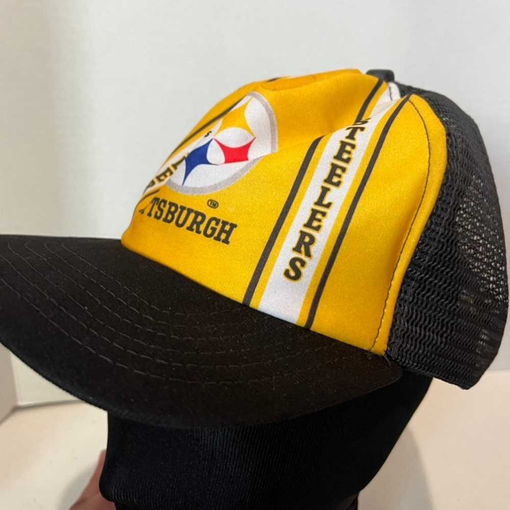 Pittsburgh Steelers Trucker Hat vintage - image 3