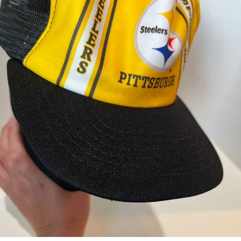 Pittsburgh Steelers Trucker Hat vintage - image 6