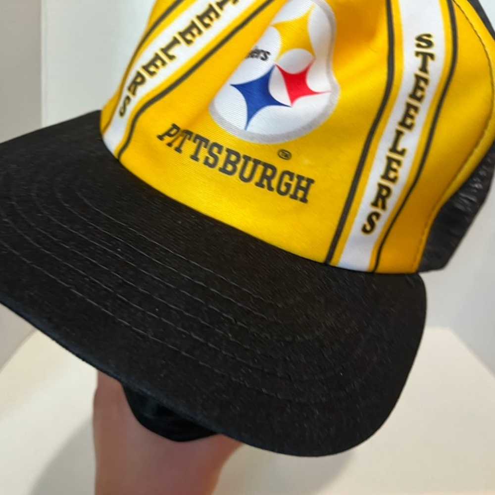 Pittsburgh Steelers Trucker Hat vintage - image 7