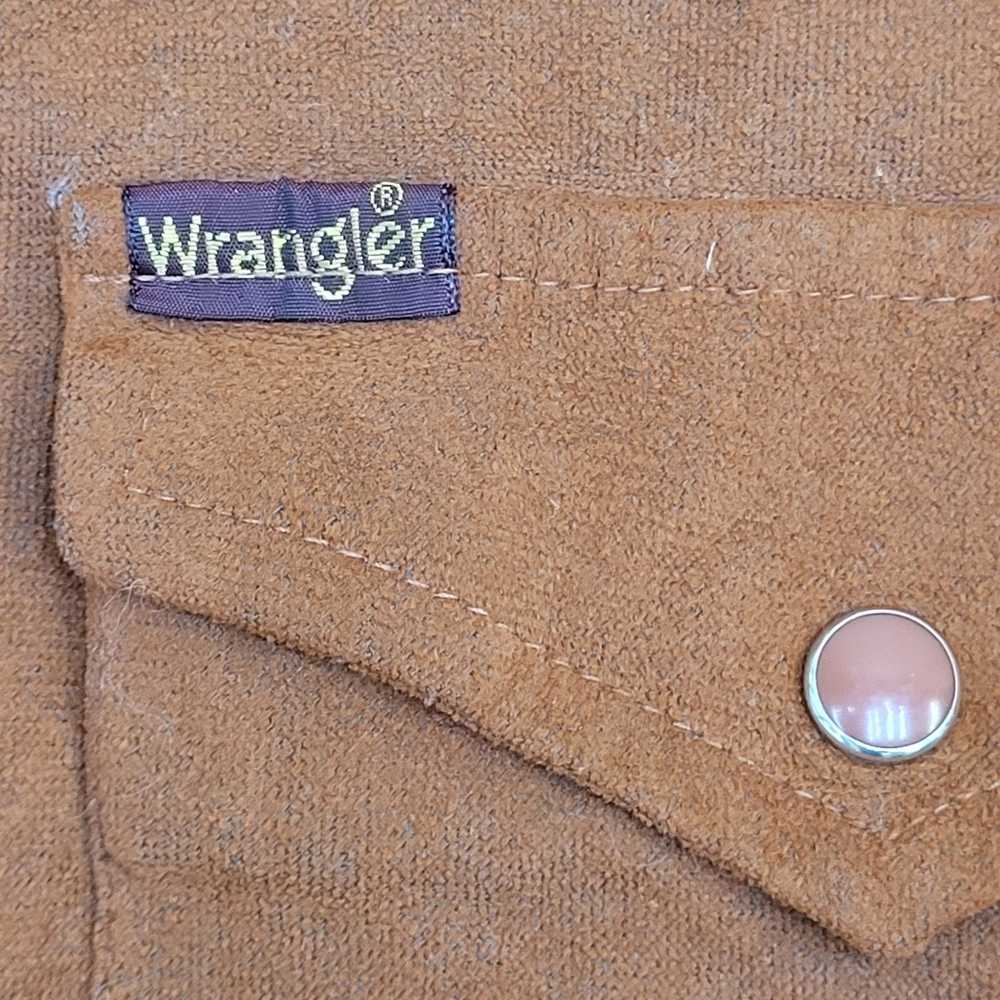 Wrangler Vintage 60s Wrangler Snap Button Shirt S… - image 12