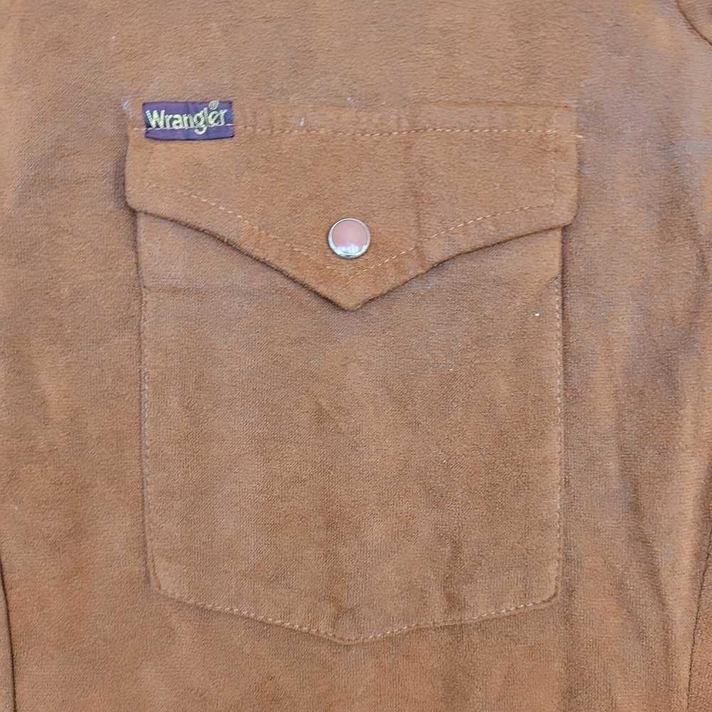 Wrangler Vintage 60s Wrangler Snap Button Shirt S… - image 2