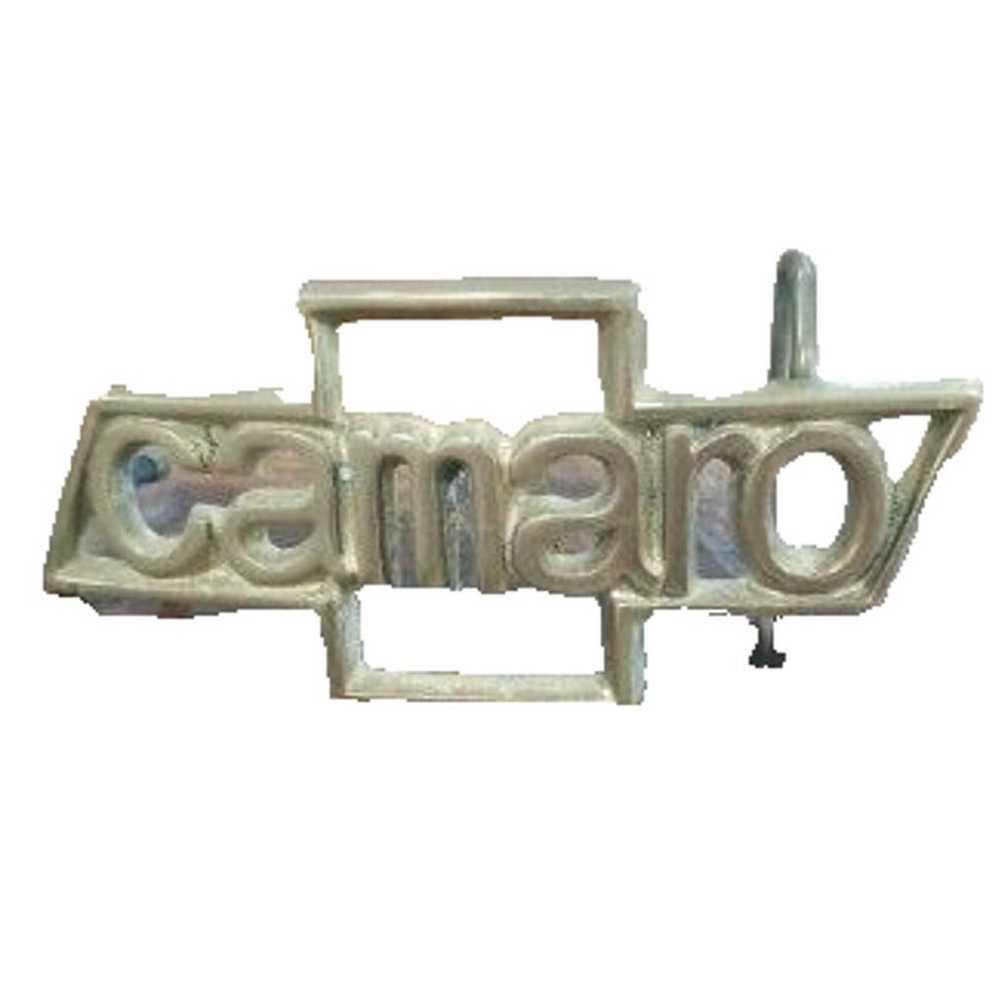 Vintage Chevy Logo Camaro Car Brass Belt Buckle T… - image 1