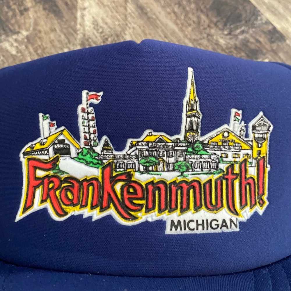 Vintage 1990s Frankenmuth Michigan Snapback Truck… - image 4