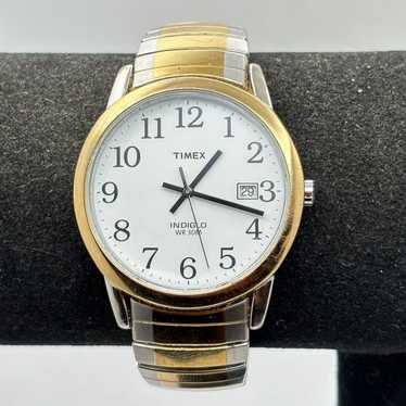 Vintage Gold & Silver Men's Timex Watch - image 1