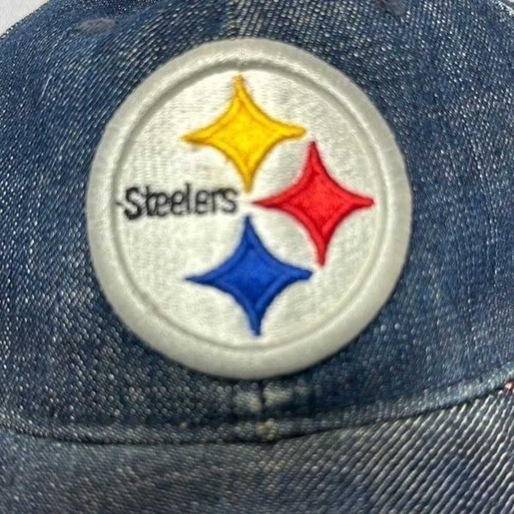 Vintage NFL Pittsburgh Steelers Jean Denim  Adjus… - image 2