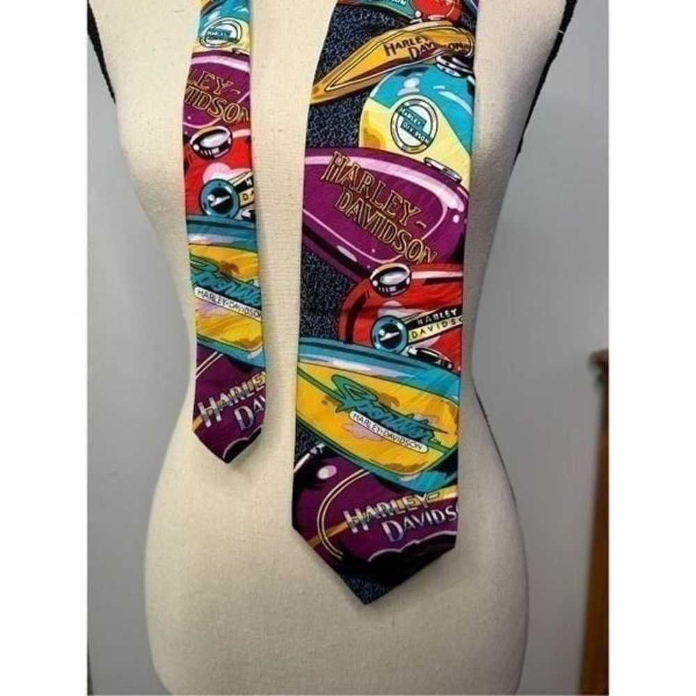 Vintage Harley Davidson men’s tie - image 1