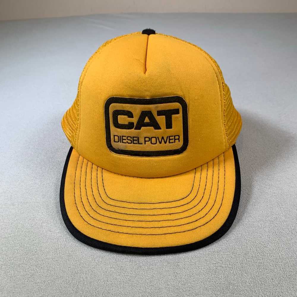 Cat diesel Power trucker mesh vintage hat cap Sna… - image 1